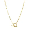 Collier Dana acier doré or