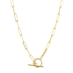 Collier Dana acier doré or