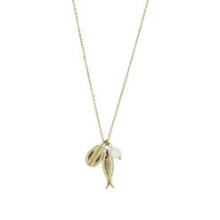 Collier Dory acier doré or
