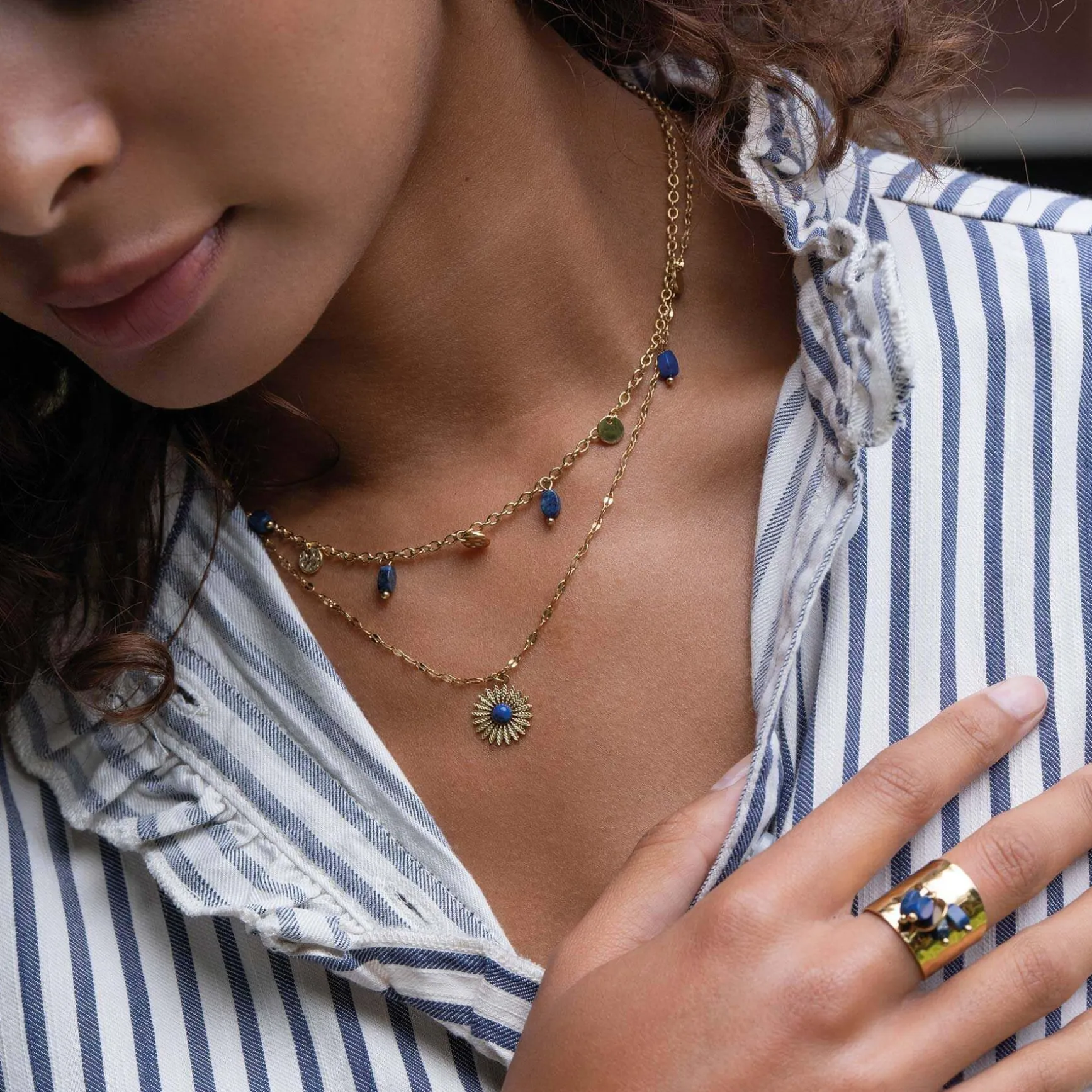 Collier Elios Lapis Lazuli
