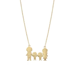 Collier Famili 4 doré or