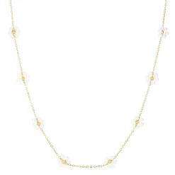 Collier Fleur Gisella nacre