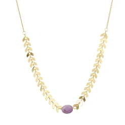 Collier Foro doré Améthyste