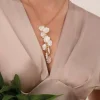 Collier Honorine acier doré or