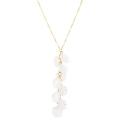 Collier Honorine acier doré or