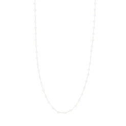 Collier Ika Jade blanc doré or