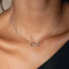 Collier Infini Argent 925 rhodié