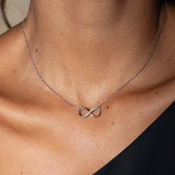 Collier Infini Argent 925 rhodié