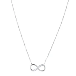Collier Infini Argent 925 rhodié