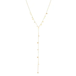 Collier Infinity acier doré or