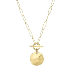 Collier Izzy acier doré or