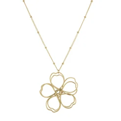 Collier Julia acier doré or