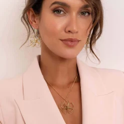 Collier Julia acier doré or
