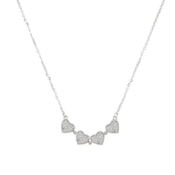 Collier Love 4 en 1 Argent 925 rhodié