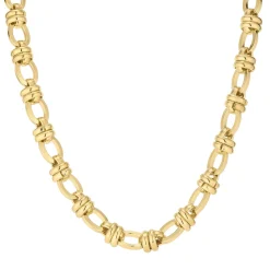 Collier maille Orla acier doré or