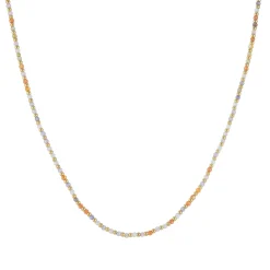 Collier Malia Multicolore acier doré or