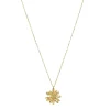 Collier Marguerite acier doré or