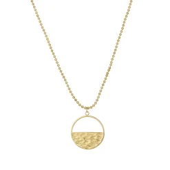 Collier Miria acier doré or