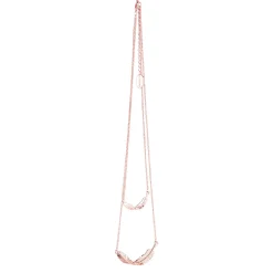 Collier Pascaline doré rose