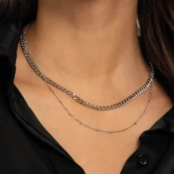 Collier Perline acier