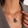 Collier Pia acier argenté