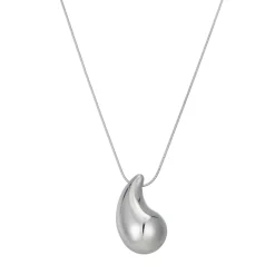 Collier Pia acier argenté