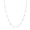 Collier Plumes acier