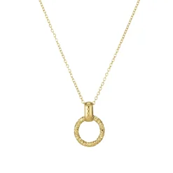 Collier Régina acier doré or