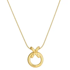 Collier Romy acier doré or