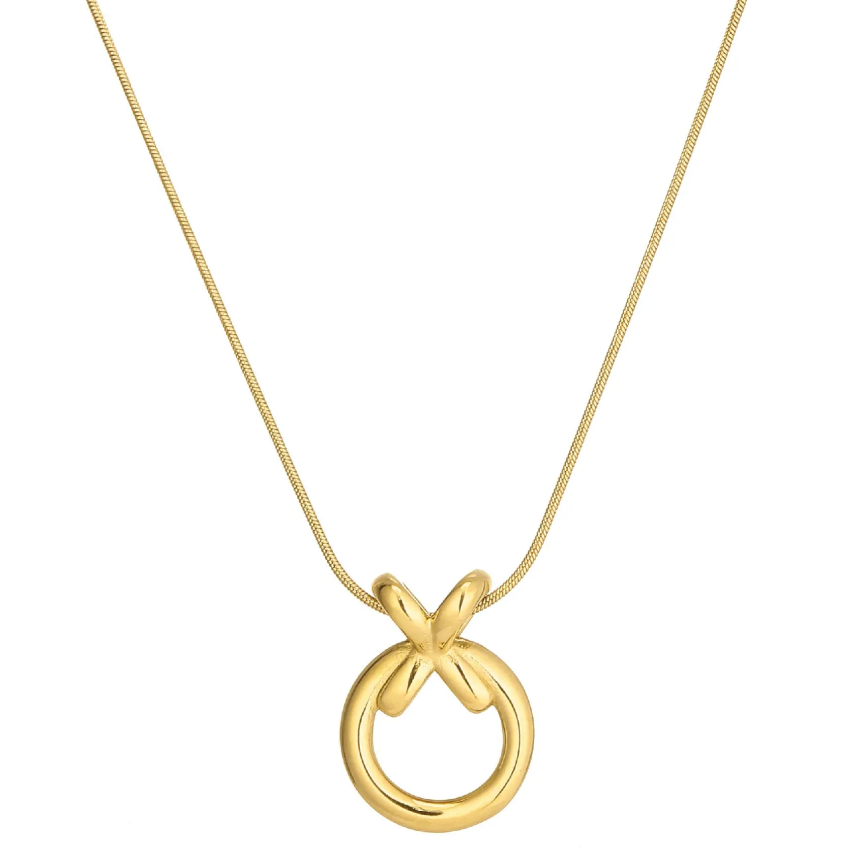 Collier Romy acier doré or