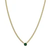 Collier Rondina zircon vert