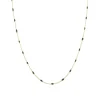 Collier Rosaire noir acier doré or