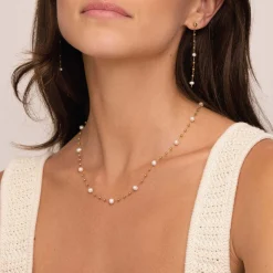 Collier Rosaire perles nacre naturelle