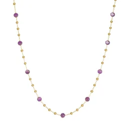 Collier Rosaire pierres Améthyste