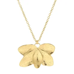Collier Sofia acier doré or