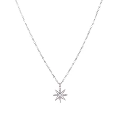 Collier Soleil acier