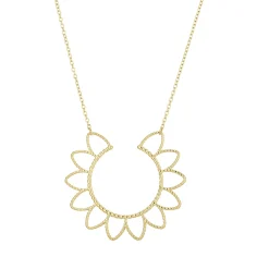 Collier Sunny acier doré or