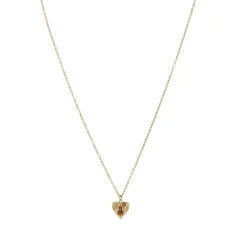 Collier Tenerife acier doré or