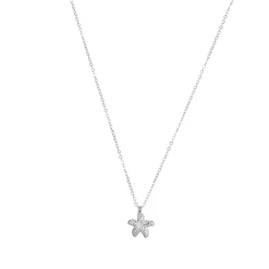 Collier étoile de mer acier