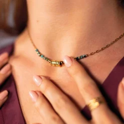 Collier Totem Turquoise Africaine