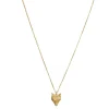 Collier Tête de Loup doré or