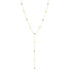 Collier Y Zelie strass coeurs