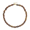 Collier Yako maillons écailles de tortue