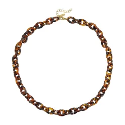 Collier Yako maillons écailles de tortue
