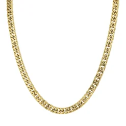 Collier Zanzibar acier doré or