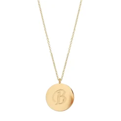 Colliers Médaille Lettre