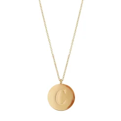 Colliers Médaille Lettre