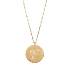 Colliers Médaille Lettre