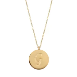 Colliers Médaille Lettre