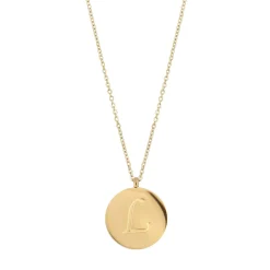 Colliers Médaille Lettre